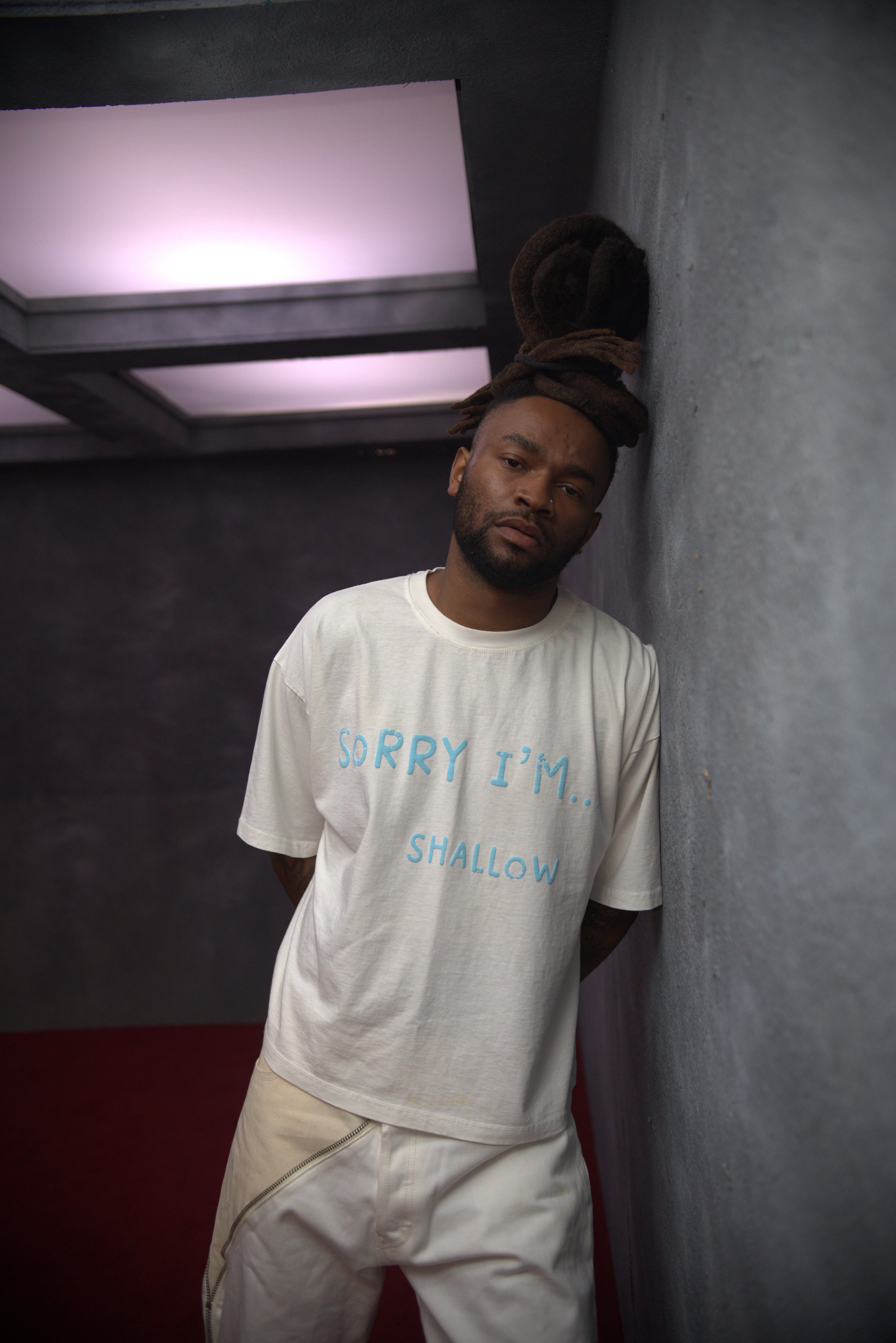 Shallow Box Tee - White