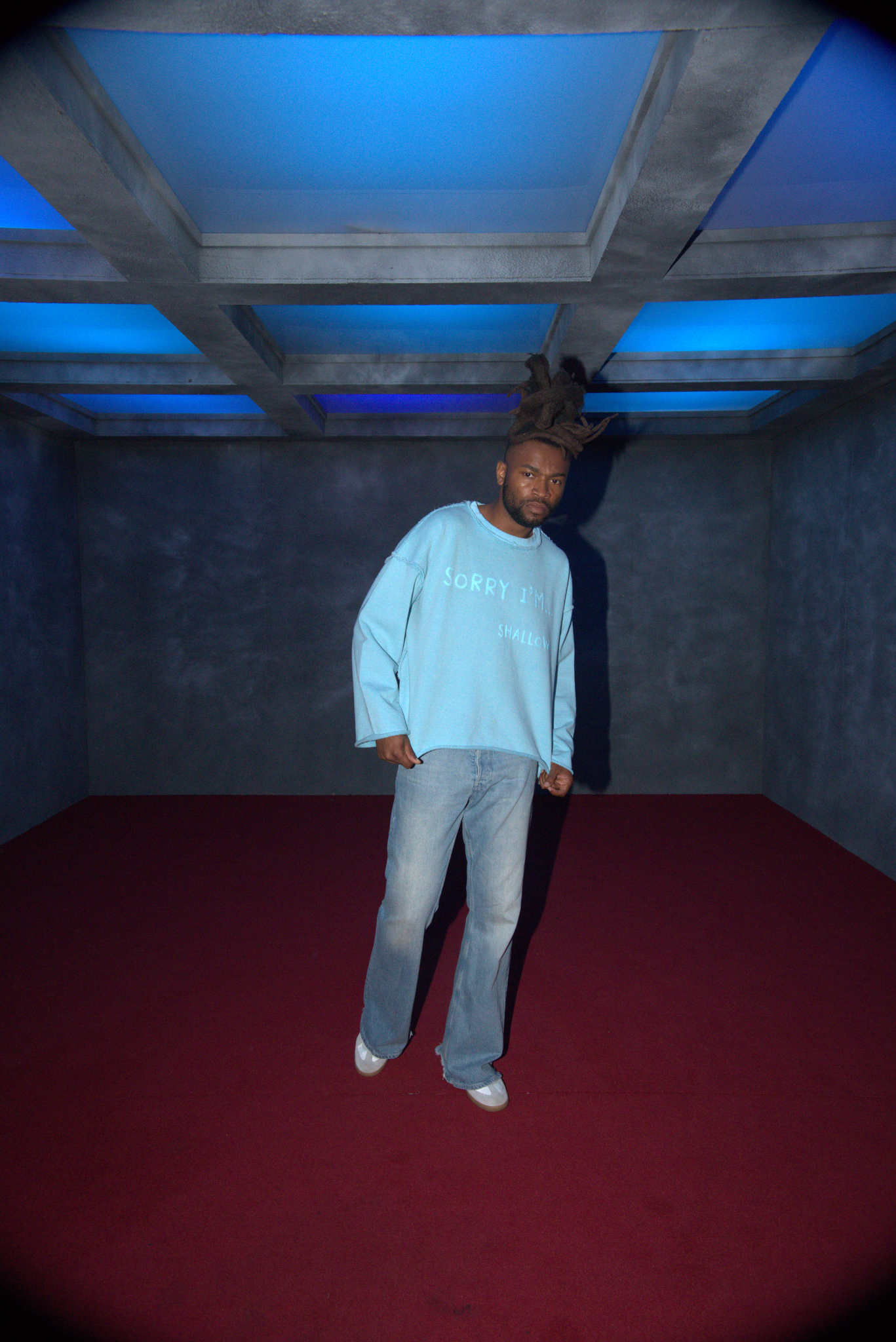 Shallow Box Fleece - Blue