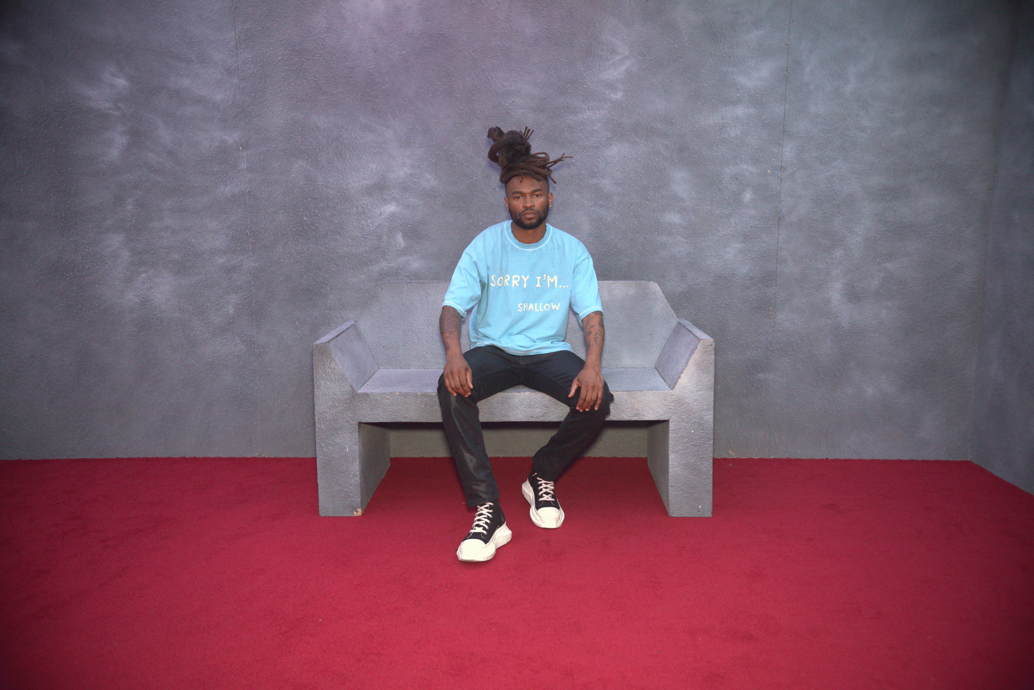 Shallow Box Tee - Blue