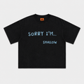Shallow Box Tee - Black