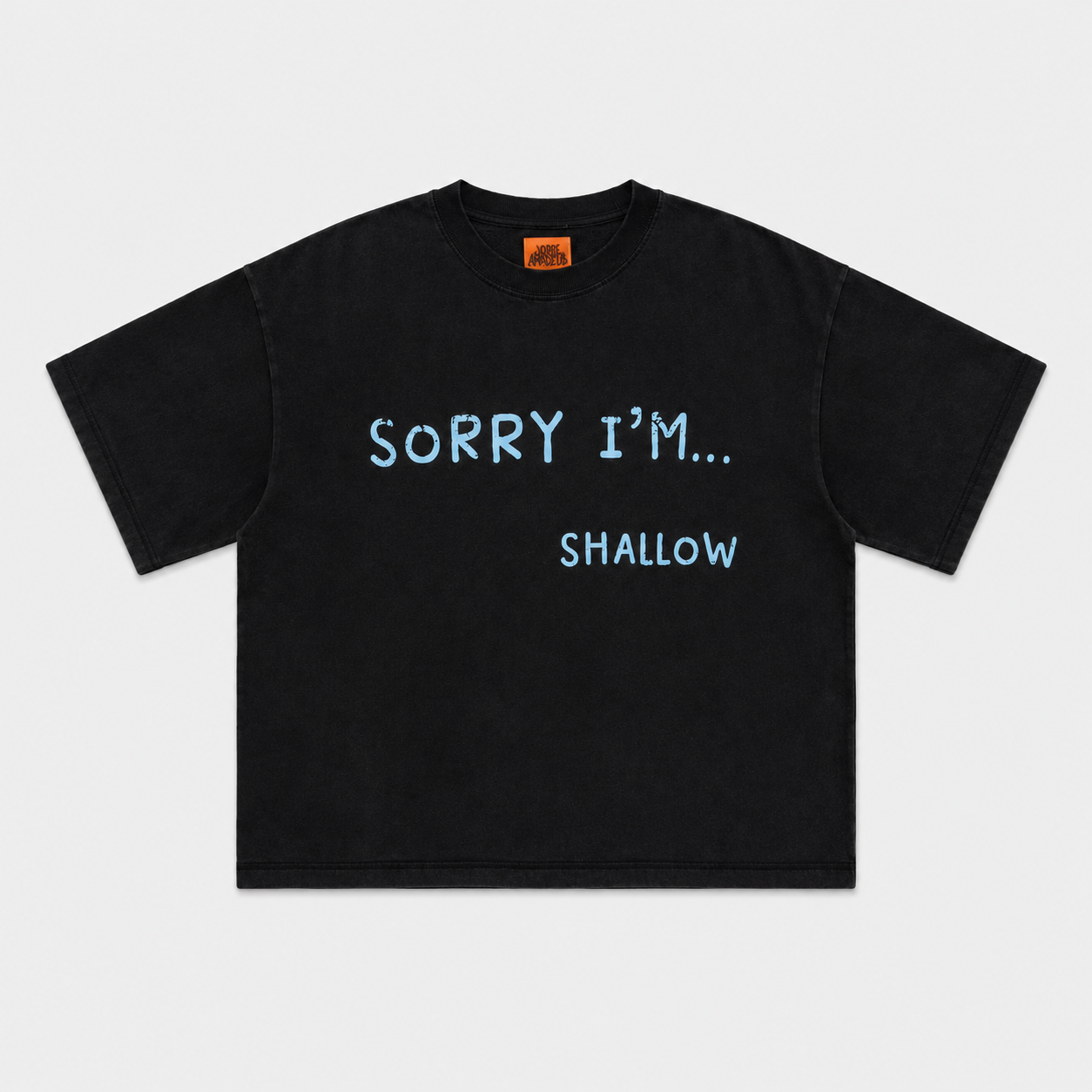 Shallow Box Tee - Black