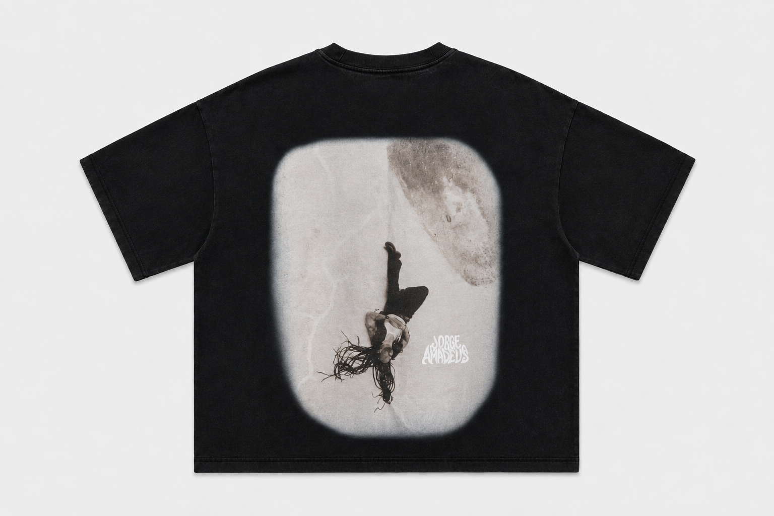 Shallow Box Tee - Black