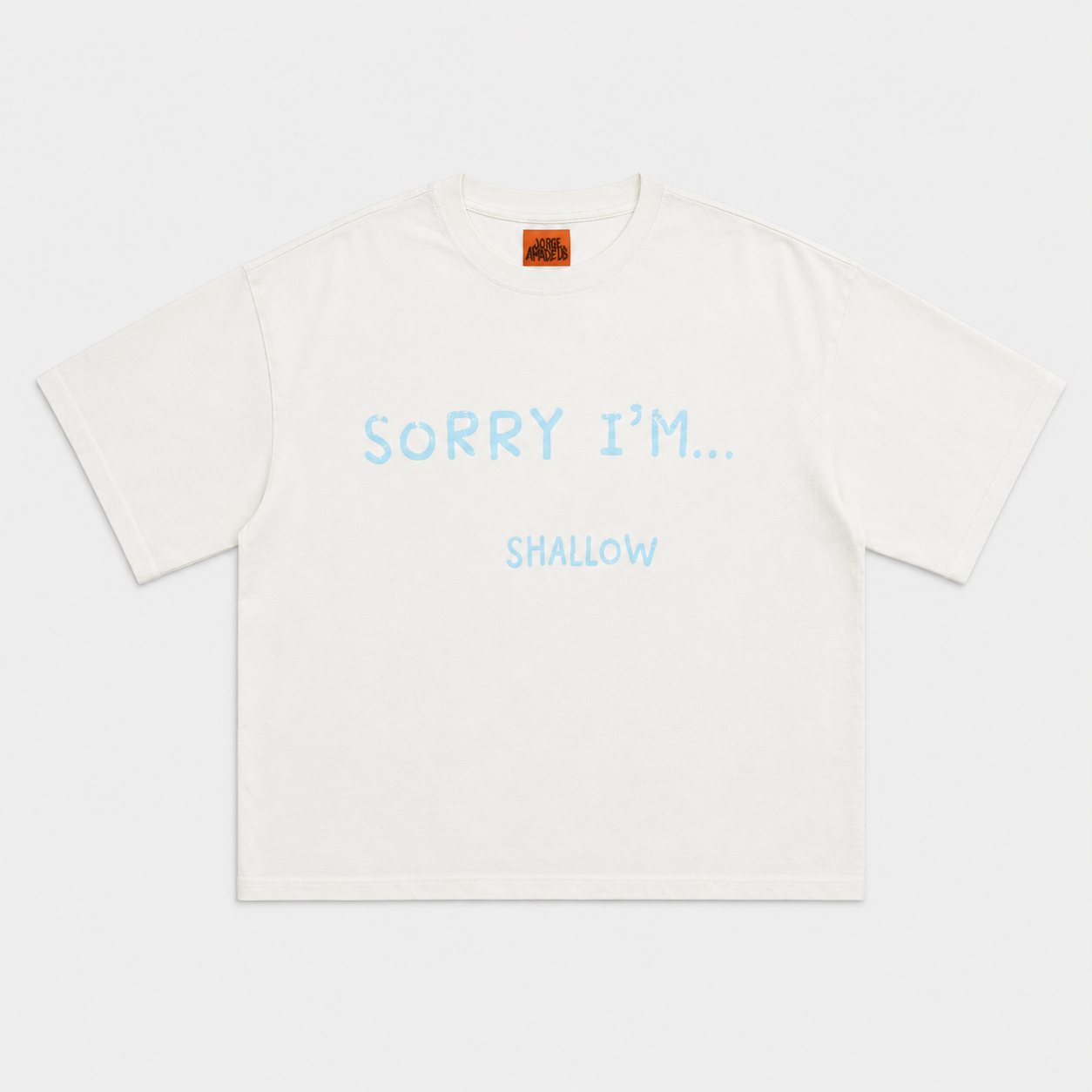 Shallow Box Tee - White