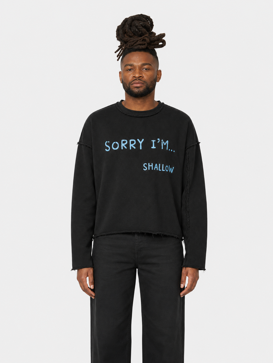 Shallow Box Fleece - Black