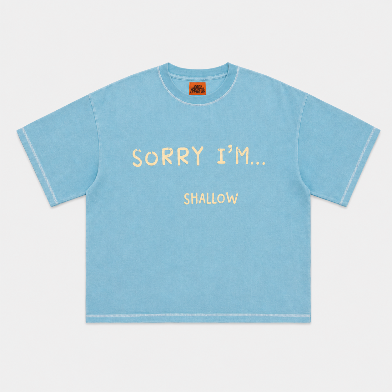 Shallow Box Tee - Blue