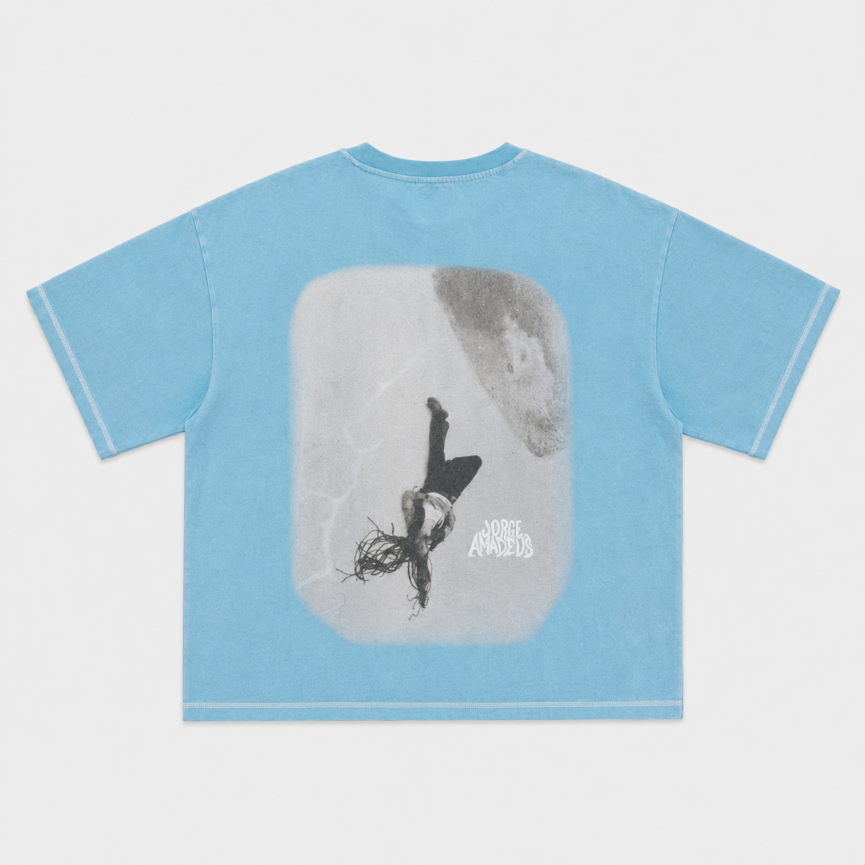 Shallow Box Tee - Blue