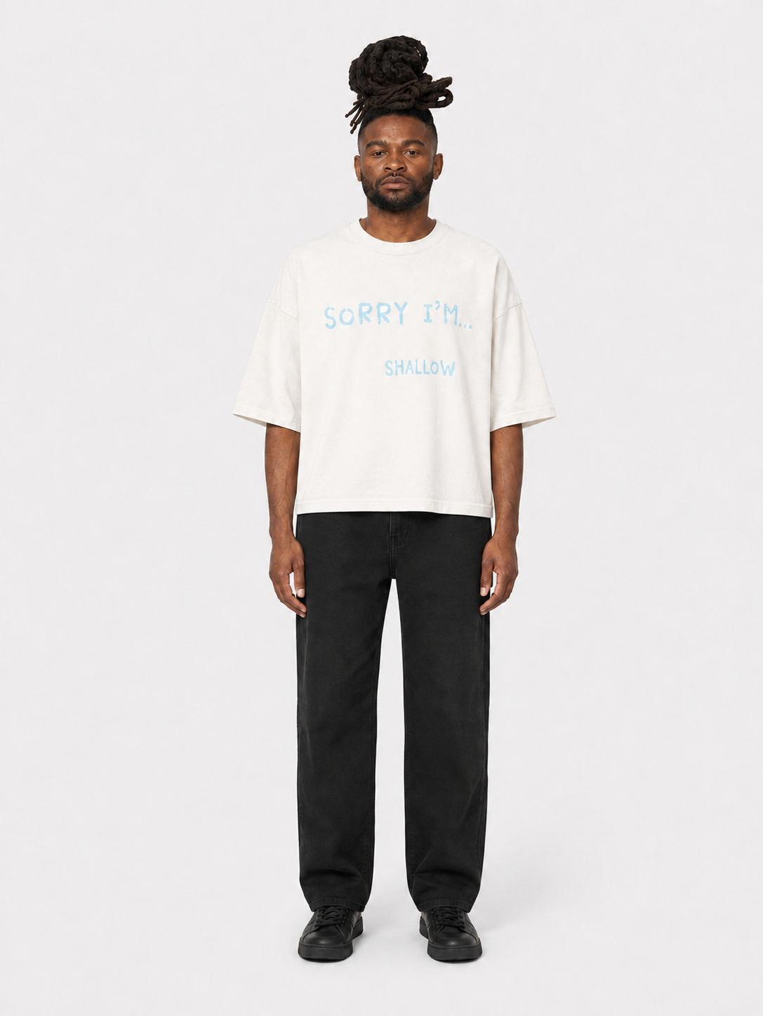Shallow Box Tee - White